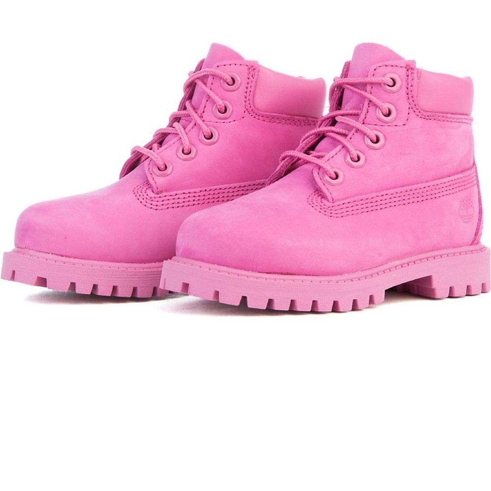 Timberland Boots in Bright Pink